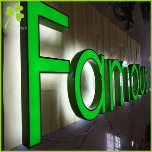 Front and Back Lit Channel Letters
