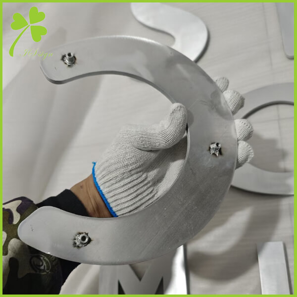 Flat Cut Aluminum Letters