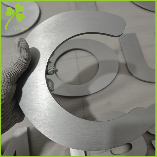 Laser Cut Aluminum Letters
