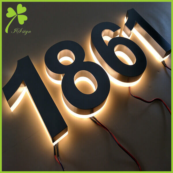 Backlit House Numbers