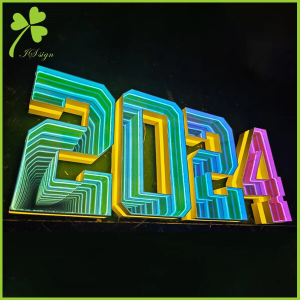 Custom Infinity Mirror LED Channel Letter Signs