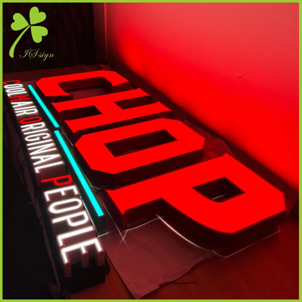 Face Lit Channel Letters