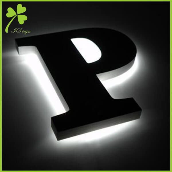 Reverse Lit Channel Letters