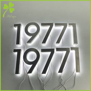 Brushed Aluminum Channel Letters