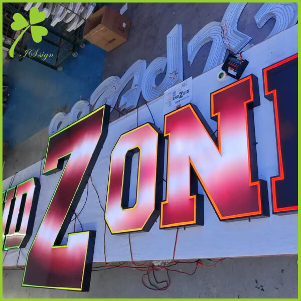 Color Changing LED Letters