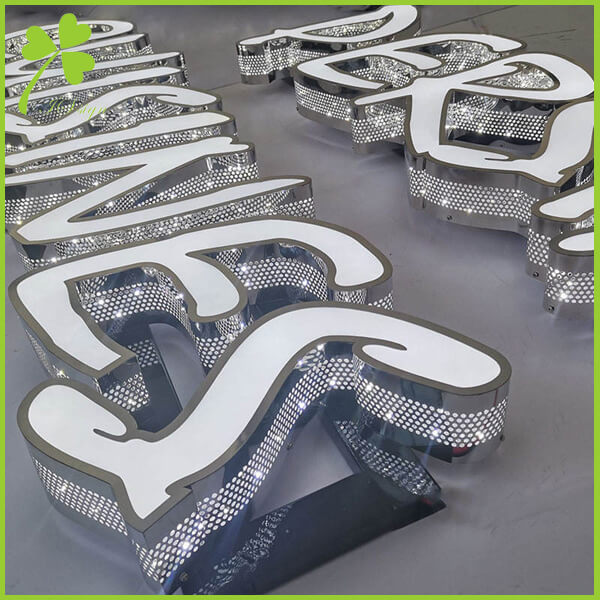 Perforated Channel Letters