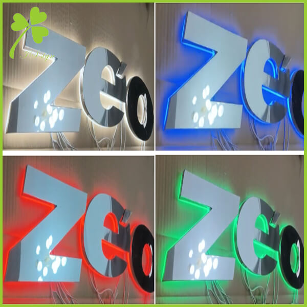 RGBW Backlit Channel Letters